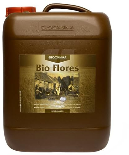 GROWMANIA Fertilizante Bio Flores de Bio Canna 10 L | Abono Biológico Etapa Floración | Orgánico 100% Certificado OMRI y CU