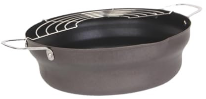 JISADER Olla para freír, Calentador de Leche con escurridor de Aceite, Olla para Sopa, Olla Antiadherente para freír Patatas Fritas, Aros de Cebolla, Picnic