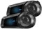 Fodsports FX-S Interfono Moto Doppio, Bluetooth 5.4 Auricolari Moto per 2 Motociclisti, 1000M Sistema di Comunicazione con CVC-Cancellazione del Rumore, Universale Interfono Moto Coppia con IP67/HiFi
