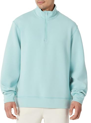 Amazon Essentials Men's Active Sweat Relaxed-Fit Quarter-Zip Sweatshirt