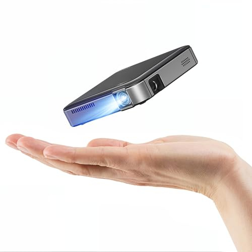 Yoton Y200 - Proyector DLP con batería integrada, portátil de corta distancia, antipolvo, teléfono móvil para exteriores, cine en casa, compatible con ordenador portátil, llave de TV