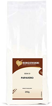 BONGIOVANNI FARINE E BONTA' NATURALI Semi di Papavero 250g BIO