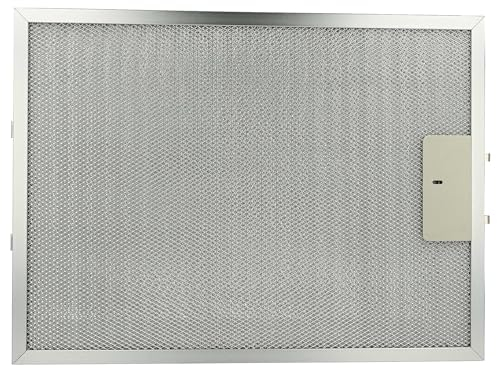 vhbw Filter Metallfettfilter Dauerfilter kompatibel mit AEG DU 4161-M 94212274401, DU 4161-W 94212274501 Dunstabzugshaube - 38 x 28,3 x 0,9 cm, Metall
