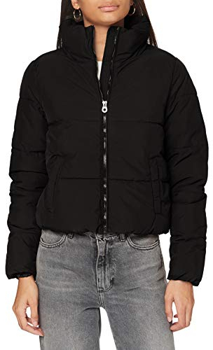 ONLY Women Crop Puffer Jacket Womens Black XL