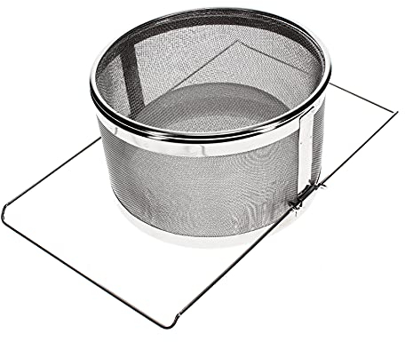 Germerott Bienentechnik Großes Doppelsieb mit Vertikalfilter aus Edelstahl für die Honigernte