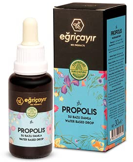 Bio Propolis Extrakt Tinktur Wasserlöslich 33% – 30 ml – Egricayir Bio Propolis