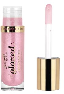 Barry M Glazed Peptide Lip Oil, Shade Pink Shimmer So Wishful | Hyrating Lip Oil