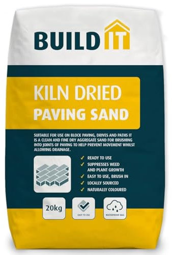 Silver Star Kiln-Dried Sand 20kg - Premium Joint & Block Paving for Drives, Patios & Landscaping