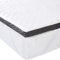 Amazon Basics Memoryschaum Matratzenauflage mit Bändern,160 x 190 cm, 4 cm Höhe, weiß