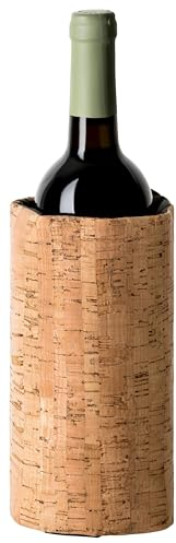 Enfriador de corcho | Enfriador de vino fabricado en España | vegano | Enfriador de botellas de champán | Regalo para los amantes del vino