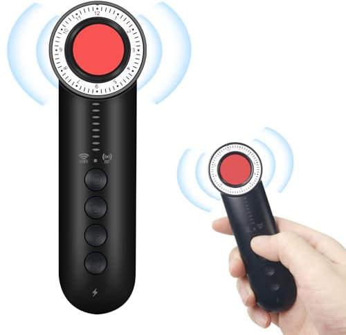 LXMIMI Versteckte Kamera Detektor, Wanze Detektor, GPS Spion Finder, Anti-Spion Kamera Detektor für GMS-Tracker Abhörgeräte, Wirlesss Kamera Wanzen Finder für Büro, Hotel, Reisen mit 3 Erkennungsmodi