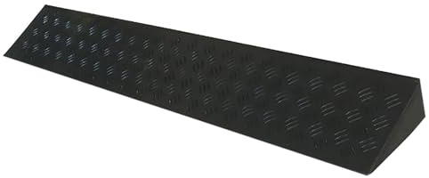 YCYHXJB Rampas para Silla de Ruedas, Rampa Silla de Ruedas para Escaleras de Casa, Rampa Bordillo con Superficie Antideslizante(Black,16 * 7cm/6.3 * 2.8in)
