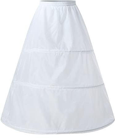 Bastwahl Jupe Tulle Femme - Robe de Mariée Jupon Longue Mariée de Mariage Soirée Bal Couches Cerceau, Crinoline de sous Jupe pour Mariage Bal de Promo Dîner Fête Princesse