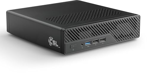 Mini PC CSL TitanBox, Intel Core i9-12900H, 14 Kerne (6+8), 6X 5000 MHz Turbotakt, 4000 GB M.2 SSD, 8 GB DDR5-RAM, Intel Iris Xe Grafik, HDMI 2, USB 4, Thunderbolt 4, BT 5.2, AX WLAN