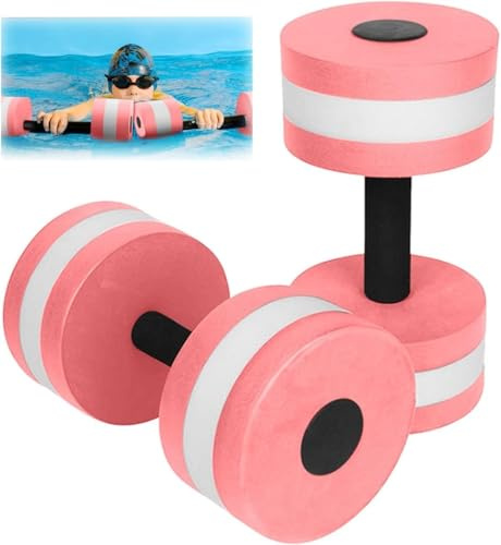 Lot de 2 haltères en mousse aquatique pour piscine et exercices aquatiques