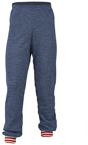 Engel Natura, Pantaloni per bambini/mutande lunghe, 100% lana (kbT), blu Melange, 116 cm
