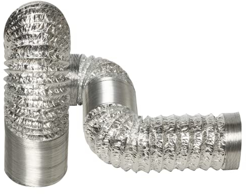 STERR Tubo flessibile per condotte di ventilazione 100 mm x 10 m - Tubo di scarico - Tubo flessibile per riscaldamento e raffreddamento - Ventilazione e condizionamento dell'aria - ALD100_10