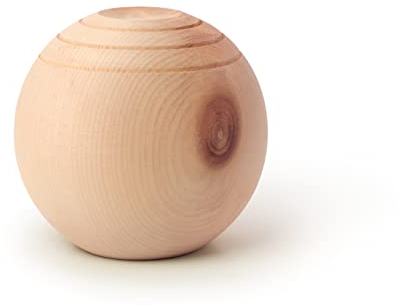 PRIMAVERA Zirbenkugel 2 Stück - Duftstein aus Zirbenholz, Raumduft, Diffusor - naturbelassen, dekorativ - Aromatherapie