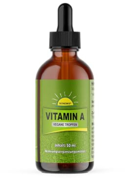 Vitamin A Tropfen als Retinylpalmitat in Kokosöl, 50 ml, ohne Zusatzstoffe