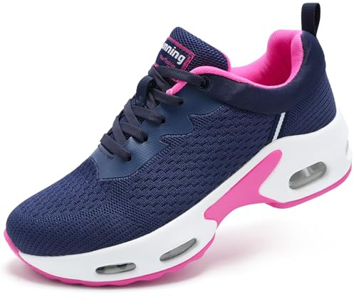 Womens Trainers Air Cushion Arch Support Memory Foam Comfortable Gym Sneakers