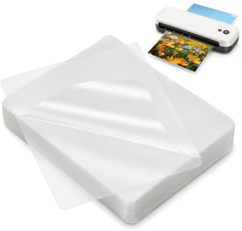 200 Pack A4 Laminating Pouches, 80 Micron Thermal Laminating Sheets, Clear Glossy Protector Film for Documents Photos Certificates Office School Use, 222 x 292mm