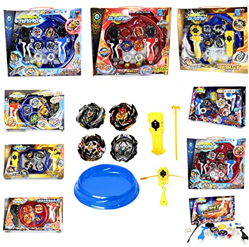 Elrozo 4er Set s Wählbar mit und ohne Arena 4 Kreisel für Burst Evolution Rise Turbo Arena (T4-04 B-104 B-105 B-106 B-110)