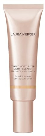 Laura Mercier Tinted Moisturiser Light Revealer – naturlig hudbelysning med SPF 25: Heldagsinfukt, ultra-transparent opacitet, lysande och strålande finish, hudtoning