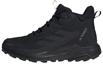 adidas Herren Terrex Anylander Mid RAIN.RDY Hiking Shoes Wanderschuhe, Core Black/Core Black/Grey Four, 48 EU