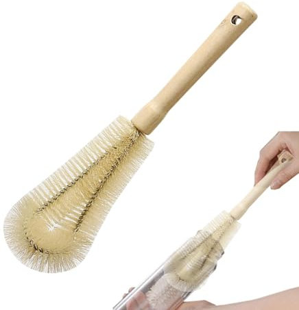 Brosse nettoyante pour gobelets - Brosse de Nettoyage pour Bouteilles d'eau - Brosses de Nettoyage de Bouteilles de Nettoyage à 360 degrés pour Verre à vin, Tasse à Eau, théière, Bouilloire, biberons