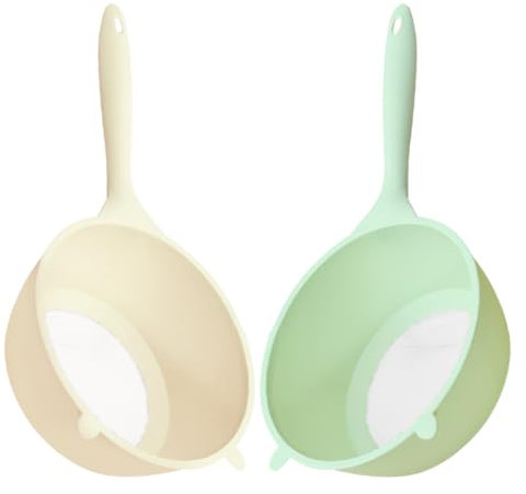 1 Set Setaccio Per Il Lavaggio Del Riso Ugello Allungato Cestino Drenante Liquido Di Raffreddamento Del Serbatoio Colino Per Ciotola Di Riso Cestino Per La Pulizia Plastica 2 Pz DECHOUS