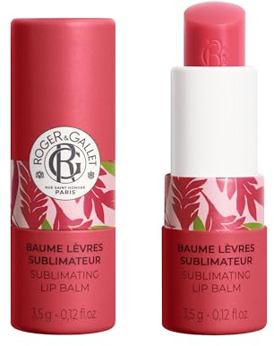 Roger&Gallet – Baume Lèvres Sublimateur Gingembre Rouge – Soin Nourrissant & Brillant Naturel – Saveur Figue Gourmande – 98% Naturel – Vegan – Fabriqué en France – 3,5g