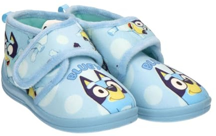 Zapatillas de Casa Media Bota Bluey licencia oficial | Pantuflas Bluey cómodas, suaves y antideslizantes