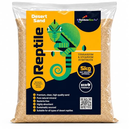 Rainbow Eco Pet Natural Reptile Desert Sand 5kg for Terrarium & Vivarium