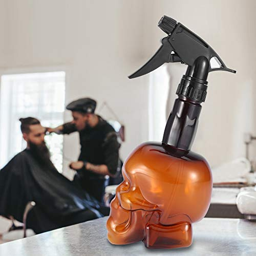 Cryfokt Botella Vacía de Espray de Peluquería, Plástico Duradero de con Pulverizador de Niebla Fina para Peluquería Profesional o Hogar, 500ml (BROWN)
