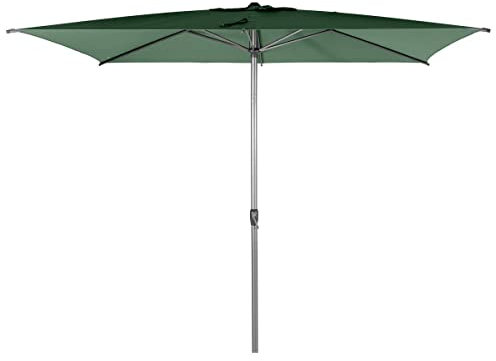 Hespéride - Parasol droit rectangulaire Loompa Vert olive
