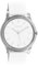 Oozoo Timepieces Damen Uhr in Weiß Silber | Armbanduhr Damen mit Lederarmband | Hochwertige Uhr für Frauen| Edle Analog Damenuhr in rund C11135