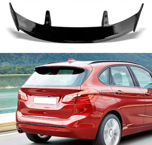GOYMFK Glänzend Schwarz Auto Heckspoiler Hintere Kofferraum Fenster Dachspoiler Flügel für BMW 2er F45 Active Tourer 2014 2015 2016 2017-2021 Karosserie Styling Exterieur Zubehör