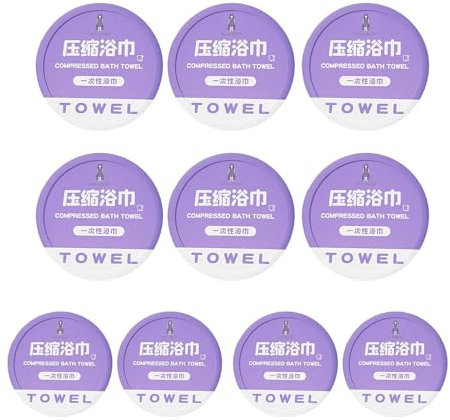 Duroecsain Druckbadetuch, Fahrtücher komprimiert,Outdoor -Handtuch - 28 x 56 Zoll Baumwolldicke komprimierte tragbare leichte Waschlappen für Camping -Wandern und -Reisen