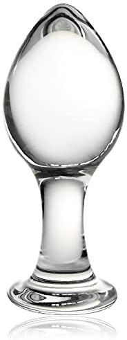 SXOVO Crystal Butt Plug Cabeza enorme Butt Plug, Anal Placer Trainer, Estimulación del clítoris femenino Butt Plug Butt Plug para Mujeres Hombres Masturbación