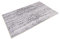 Wecon Home Badteppich, Badematte, rutschfest und Waschbar, Vintage, Sydney (70 x 120 cm, grau)