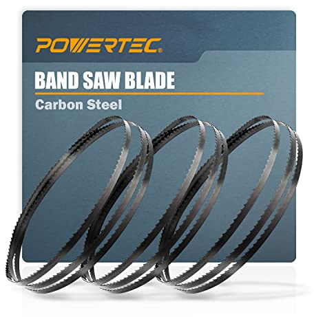 POWERTEC 80 Inch Bandsaw Blades Assortment for Woodworking, Band Saw Blades for Sears Craftsman 12 Band Saw, 3PK (13602)