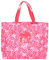 Depesche 12234 TOPModel One Love - Tote Bag in Rosa und Rot mit Herzen, Shopper mit Innentasche