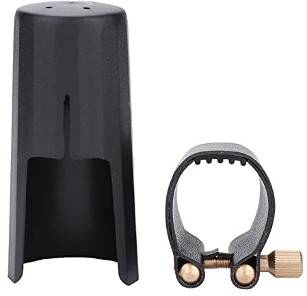 Legature per Clarinetto, Chiusura per Legatura in PU con Cappuccio in Plastica per Bocchino in Bachelite per Clarinetto