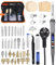 FAOKZE Brandmalerei Lötkolben Set,60W 220V LCD Brandmalkolben Einstellbare Temperatur200-450℃ Pyrographie-Tipps,für Holz,Leder Gravieren,DIY Kunst,Schweißen,Skulptur Holzbrandmalerei.