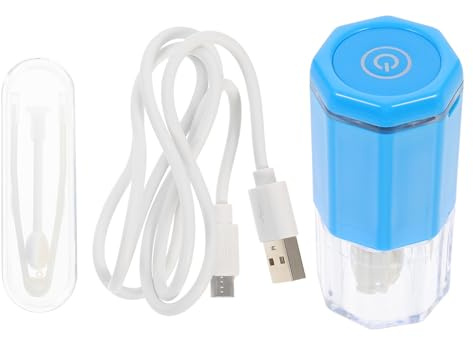 LOLIPPYY Automatic Portable Lens Cleaning Tool with Sealed Design USB Rechargeable Lenses Washer for Soft and Hard Contact Glasses Travel-Friendly Cleaner for Daily Use
