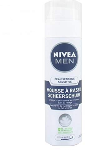 6er Pack NIVEA Rasierschaum Men Sensitive - 200 ml