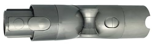 vhbw Gelenkadapter kompatibel mit Dyson V11 Absolute Extra Pro, V11 Absolute Pro (2019), V11 Advanced Staubsauger - Verbindungsstück Grau