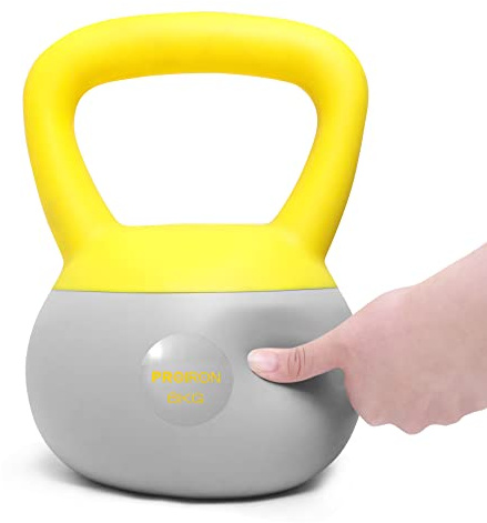 PROIRON Soft Kettlebell, Kugelhantel | 6kg | bodenfreundlich und bequem, Ideal für Anfänger Kettlebell Training zu Hause gemacht