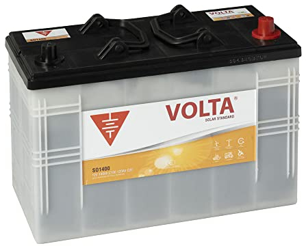 Bateria Solar 140Ah C100 para Automóvil de turismo - Borne +Dcha - Medidas Largo 345 x Ancho 175 x Alto 238 mm con 2 años de Garantía - Fabricación Europea.