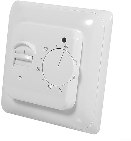 220 Volt 16 Amp Mechanisches Raumthermostat für Fußbodenheizung Raumtemperaturregler für Fußbodenheizung Mechanisches Thermostat für Heizung